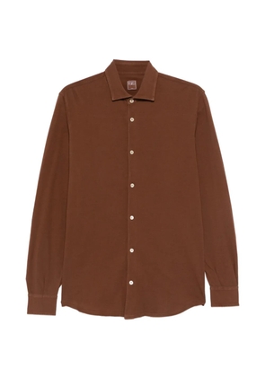 Fedeli buttoned shirt - Brown
