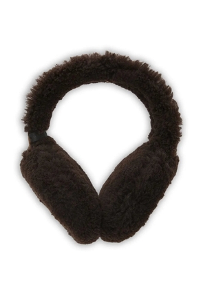Yves Salomon shearling ear muffs - Brown