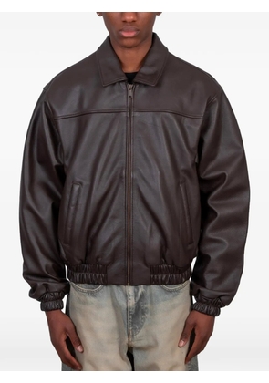 PATTA family 3.0 leather bomber - Brown