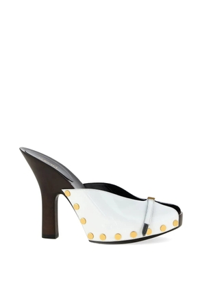 Versace Sassi patent clogs - White