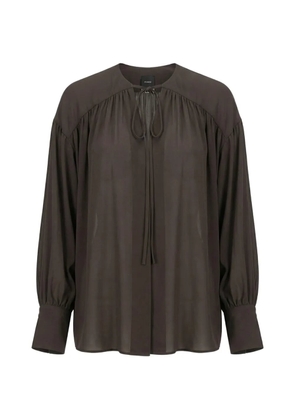 PINKO tie-detail blouse - Brown