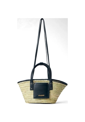 Jacquemus Le Petit Panier Soli interwoven tote bag - Neutrals