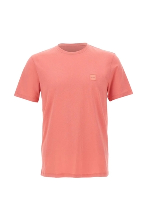 BOSS Tales tonal logo T-shirt - Pink