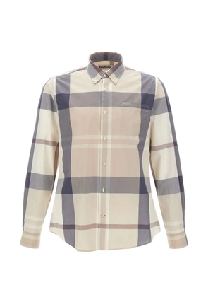Barbour tartan-pocket shirt - Neutrals