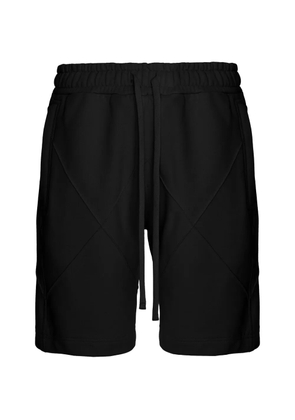 HAMZA Diamond track shorts - Black
