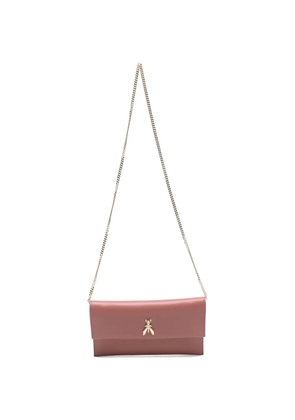 Patrizia Pepe logo-plaque clutch bag - Pink