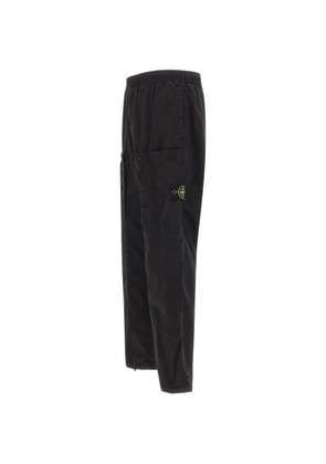Stone Island cargo-pocket drawstring trousers - Black