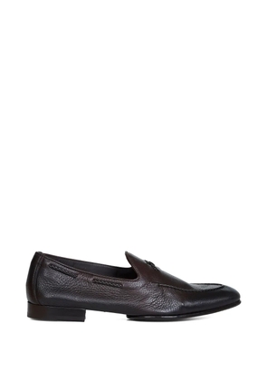Doucal's leather loafers - Brown