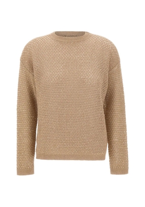 Fabiana Filippi sequin-embellished sweater - Neutrals