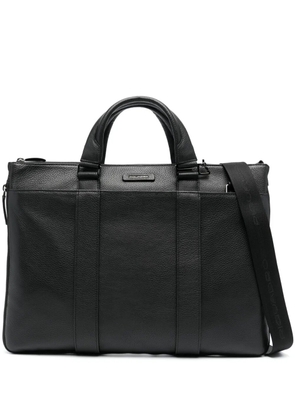 PIQUADRO expandable laptop bag - Black