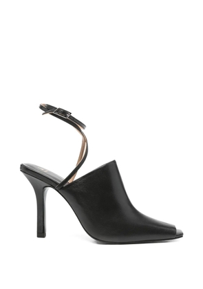 Patrizia Pepe square-toe sandals - Black