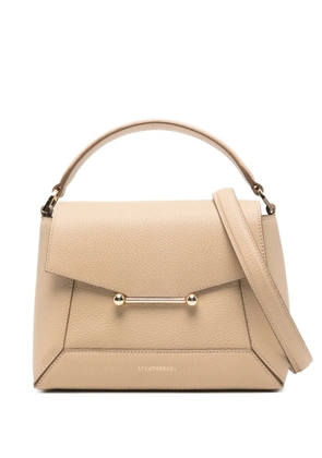 Strathberry Mosaic logo-print tote bag - Neutrals