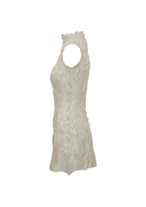 Gongdid Design GD228 pleated top - Neutrals