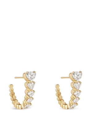 Sophie Bille Brahe Boucle Coeur diamond earrings - Gold