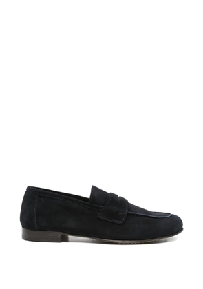 FRATELLI RENNELLA suede penny loafers - Blue