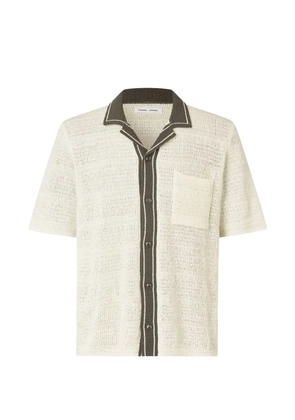 SAMSOE SAMSOE chest-pocket shirt - Neutrals