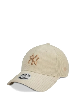 NEW ERA CAP embroidered corduroy hat - Neutrals