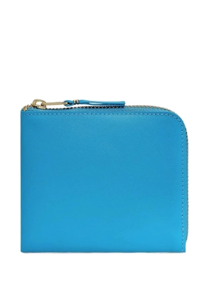 Comme Des Garçons Wallet zip fastening wallet - Blue