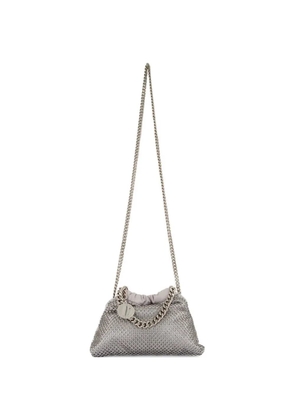 Stella McCartney mini Falabella crystal-mesh shoulder bag - Silver