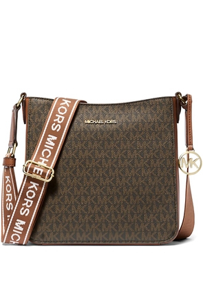 Michael Kors small Jet Set monogram-patterned shoulder bag - Brown