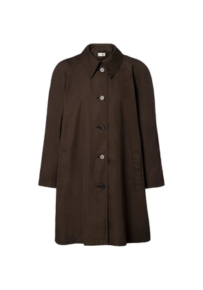 The Row Hawkins buttoned car coat - Brown