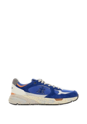 Premiata suede panelled sneakers - Blue