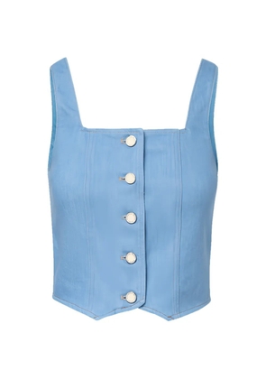 Veronica Beard Spensley button-up top - Blue