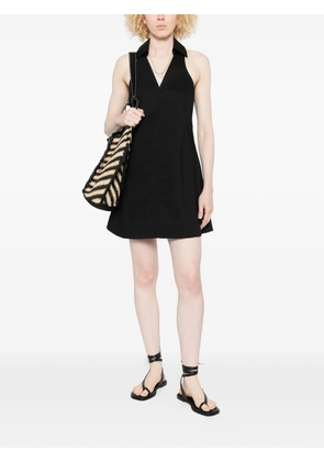Patrizia Pepe V-neck mini dress - Black