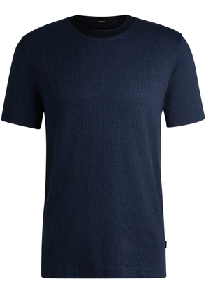 BOSS cotton T-shirt - Blue