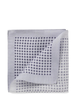BOSS dotted pocket square - Grey