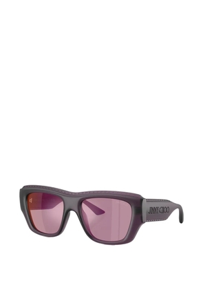 Jimmy Choo Eyewear square frame sunglasses - Purple