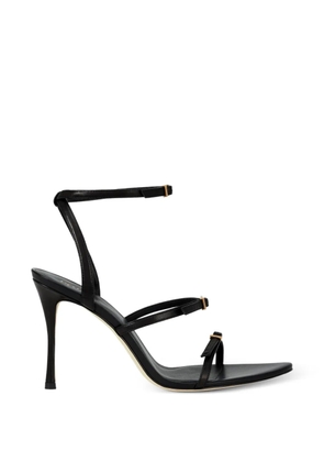 POTAMY buckle strap sandals - Black