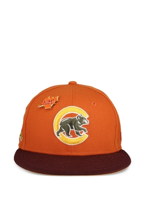 NEW ERA CAP 59Fifty Chicago Cubs Fall Collection 2016 World Series embroidered fitted cat - Orange