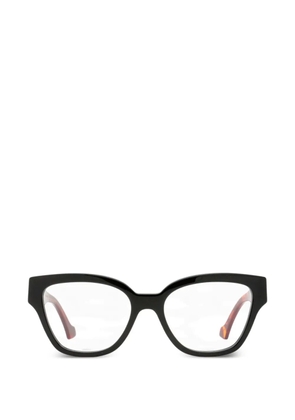 Gucci Eyewear GG-motif square-frame glasses - Black