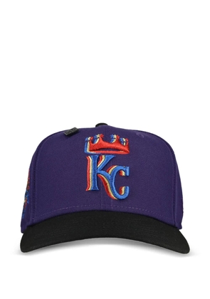 NEW ERA CAP logo-patch hat - Purple