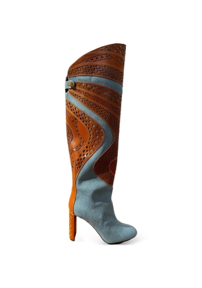 Maison Skorpios Aurora round-toe boots - Brown