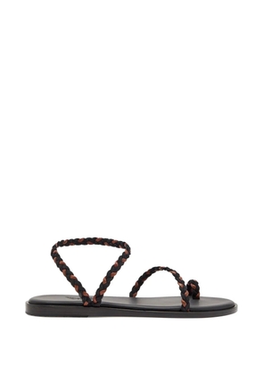 Ancient Greek Sandals Eleftheria braided-strap sandals - Black