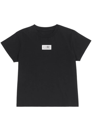 MM6 Maison Margiela numbers-motif cotton T-shirt - Black