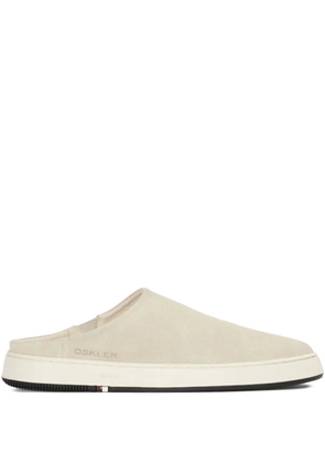Osklen Soho suede slip-on mules - Neutrals