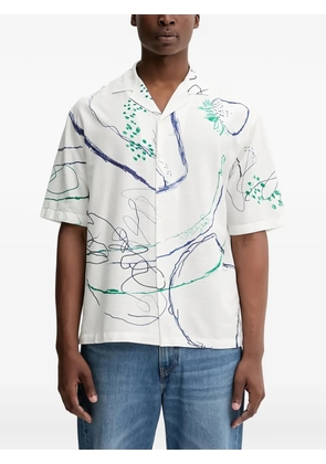 Desigual printed short-sleeve shirt - White