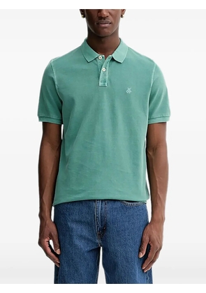 Marc O'Polo buttoned short-sleeve polo shirt - Green