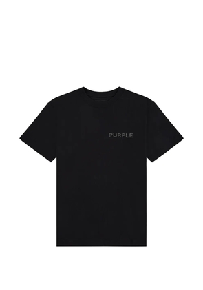 Purple Brand logo-studded T-shirt - Black