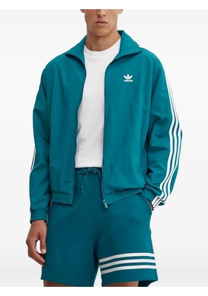 adidas logo-embroidered jacket - Blue