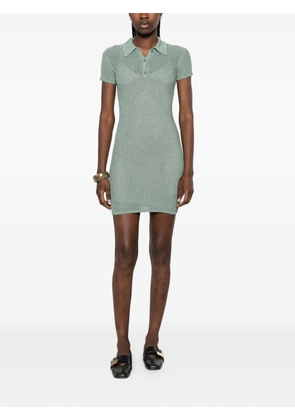 Patrizia Pepe knitted polo dress - Green