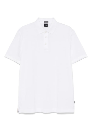 BOSS slub-texture polo shirt - White