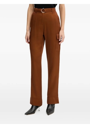 Morgan belted trousers - Brown