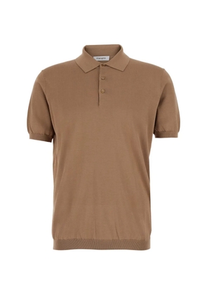 Kangra cotton polo shirt - Brown