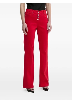 Morgan button-embellished trousers - Red