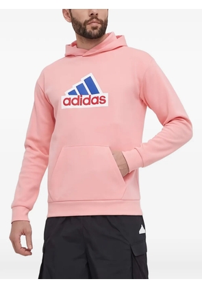 adidas logo hooded hoodie - Pink