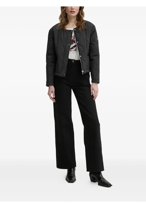 Morgan Widy flap-pocket jeans - Black